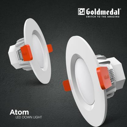 Goldmedal Atom 5W LED Downlight-Round Recessed Ceiling Lamp