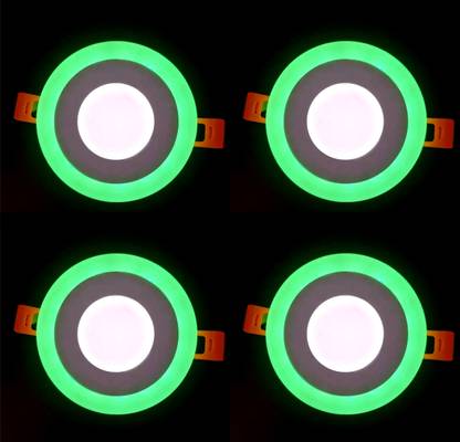 Hybrix LED Panel Light 6 Watt(3+3) Fan Box Concealed Light, 3D Recessed Ceiling Light Ceiling Lamp
