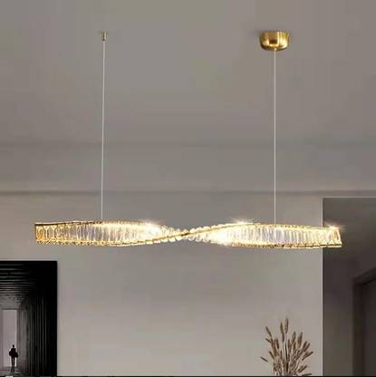 LIGHT ART STUDIO GlintCraft Horizontal Pendant Lamp Fixture for Living Room Dining Table Cafe Pendant Lamp Ceiling Lamp