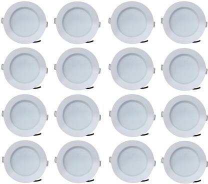 BENE 7w Round Ceiling Light , Color of LED Blue (Pack of 16 Pcs) Recessed Ceiling Light Ceiling Lamp