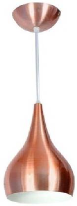 Areezo Copper Metal Single Hanging Pendant Lights Lamp for Home Office Decoration ( Bulb not Included ) Pendants Ceiling Lamp