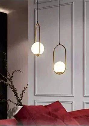 Areezo Gold Metal Hanging Pendant Light Lamp for Home Living Room ,Bedroom ,Hall Pendant Lamp Ceiling Lamp