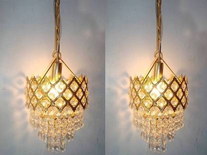 VAGalleryKing Décore Crystal Jhumar Pendants Ceiling Lamp