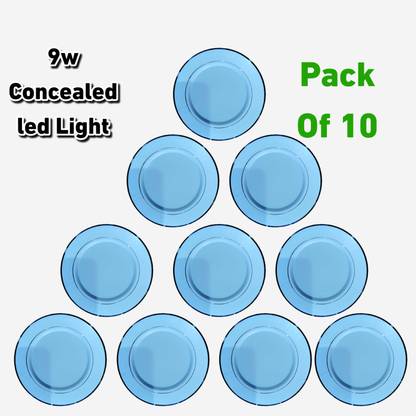 AP Source 9 WATT LED CONCEALED LIGHT, COOL WHITE, PACK OF 10 Recessed Ceiling Lamp