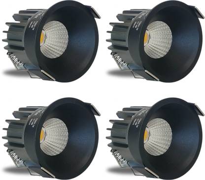D'Mak D'Mak 7W Black Body LED Deep COB Light Ceiling Light Ceiling Lamp
