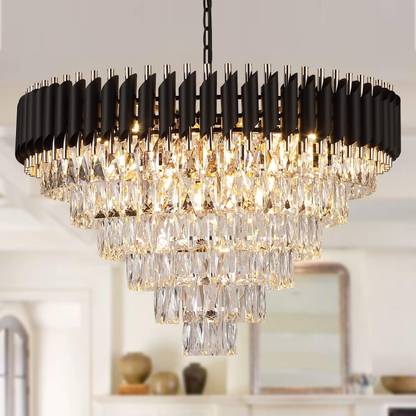 Adwait crystal polish metal 600m hanging pendant jhoomer Chandelier Ceiling Lamp