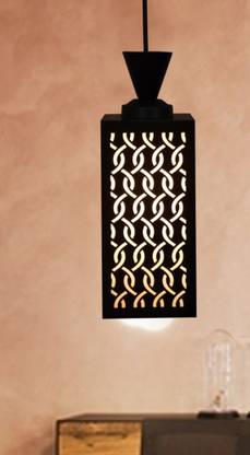 Lavya Creation Handcrafted Wooden Hanging Lamp with Timeless Design for Ambient Lighting Ceiling Light Ceiling Lamp
