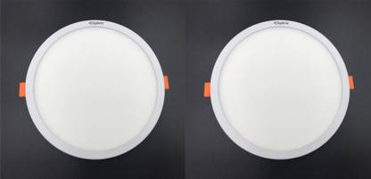 Hybrix LED Slim Ceiling Panel Down Light [15 Watt], Adjustable Hinges, Warm White 3000K Recessed Ceiling Light Ceiling Lamp