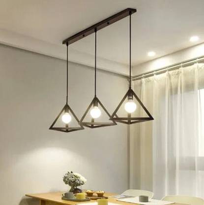 Brightlyt Triangle 6'' Linear Cluster Chandelier Hanging Pendant, Urban Retro, Nordic Style. Pendant Lamp Ceiling Lamp