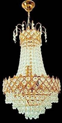 agkani AGKANI Gold Crystal Chandelier Jhumer ceiling light Chandelier Ceiling Lamp