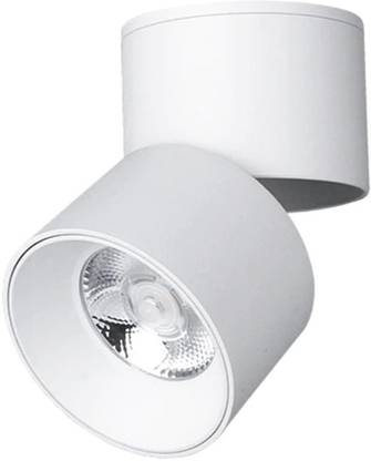Harold Electricals 360 Adjustable COB Light for Wall/Ceiling 20W -Neutral White Light-White Body Ceiling Light Ceiling Lamp