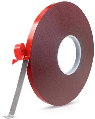 Utkarsh Double Sided NA Removable Mounting Strong Red Foam Adhesive Tape (Manual)