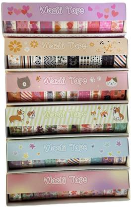 CRAFTY CUDDLE Washi Tape/ Scrapbooking Tape for DIY Art & Craft and Gift Wrapping / Decorative tape (Manual)