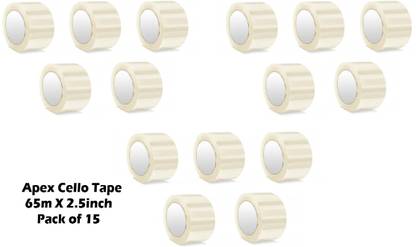 Creative Mart Apex Cello Tape - Single Sided (65m x 2.5inch) (Manual)