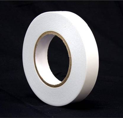 Jacklabels Double Sided Tissue Tape for Art & Craft 12mm X 50 Meter With Strong Gumming Self Adhesive Tissue tape ( Pack Of 1 ) (Manual)