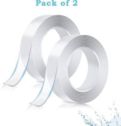 बॉक्सर नैनो सिल टेप कॉम्बो ( 2PCS ) 1MM X 2.5 मीटर एश्योर्ड लेंथ डबल साइड एडहेसिव (मैन्युअल)