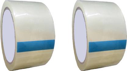 Elite Transparent Tape Roll - BOPP Self-Adhesive Tape Ideal for Packaging & Sealing Transparent Cello Tapes (Manual)