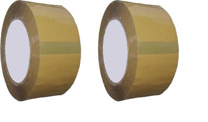 Elite Brown Tape Roll - BOPP Self-Adhesive Tape Ideal for Packaging & Sealing Brown Cello Tape (Manual)