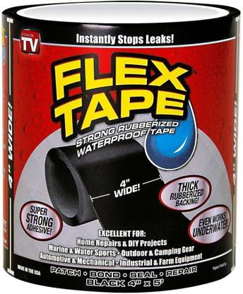 Vibezz Strong Leakage Repair PVC Waterproof Tape for Water Leakage in Tank, Roof Pipe 10 cm Duct Tape