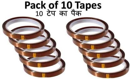 Milap Creation Pack 10 Sublimation Adhesive Tape for Mug Printing handheld Heat Tape (Manual) High Temperature Resistance (Manual)