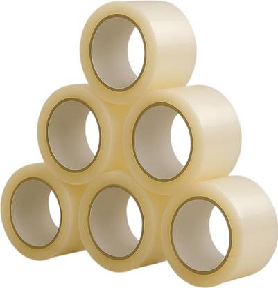 M Power Pack BOPP Transparent Tape 2" Inch x 40 Meter Length 40 Micron Self Adhesive (Manual)