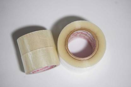 Kashvi Single Sided Handheld 125 Meter Premium Grade Transparent Tape (Manual)