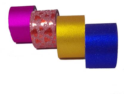 Omkara Single side Handheld Fancy Tape pack of 4 (Manual)