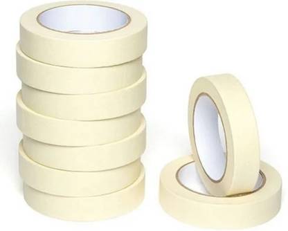 ACE AGRI 15 Meters in Length, 24mm Width Long & Strong Masking Tape - Pack of 6 (Manual)