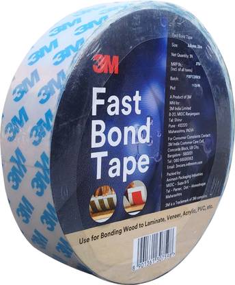 3M Fast Bond Double Side Tape with High Strength Bond (30mm X 20m 1 Roll) Fastbond Self Adhesive Tape (Manual)