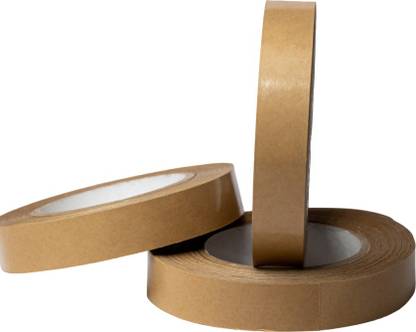 Flippy Sustainables Brown Paper Tape, Single Side, Eco-friendly, Strong adhesive Paper Tape (Manual)