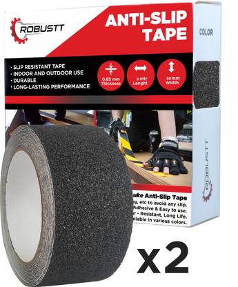 Robustt Anti Skid, Fall Resistant, Tape for Slippery Floors, 50MM*5M handheld TAPE (Manual)