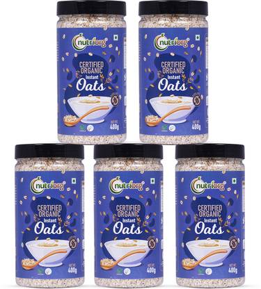 Nutriorg Authentic Old Fashioned USDA Certified Organic Instant Oats Box