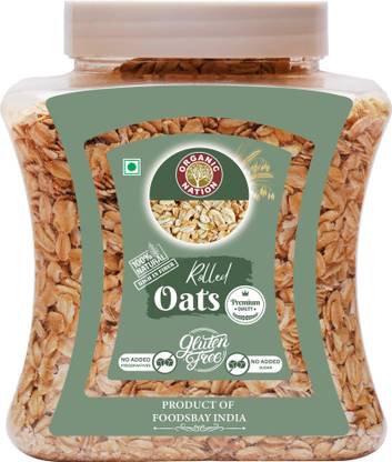 Organic Nation Rolled Oats | 100% Whole Grain | High Protein & Fibre Box