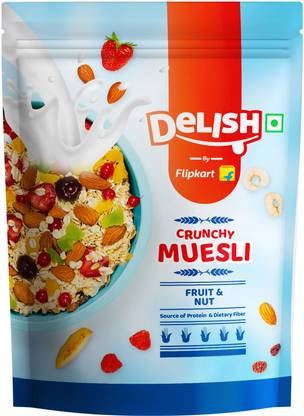 Delish by Flipkart Fruit and Nut Muesli Pouch