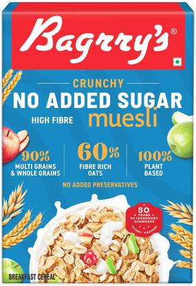 Bagrry's No Added Sugar Crunchy Muesli Box