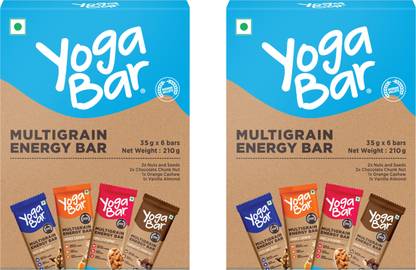 Yogabar by Yogabar Multigrain energy bar variety Box