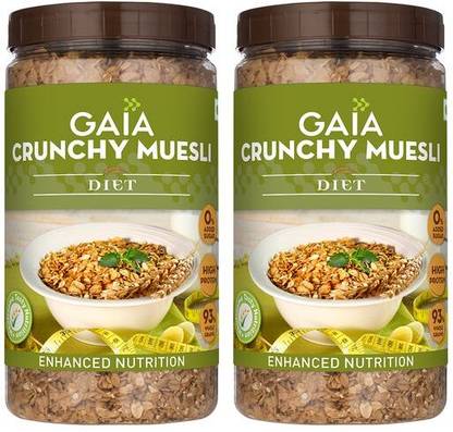 GAIA Muesli Diet Sugar Free (Pack of 2) Plastic Bottle