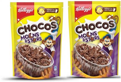Kellogg's by NA Chocos Moons & Stars Minerals, Breakfast Cereals Pouch
