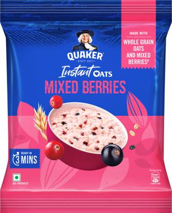 Quaker Instant Oats Mixed Berries Pouch