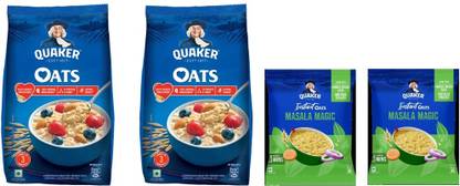 Quaker Rolled Oats - PACK OF 4 (400x2, 35x2) 870 g