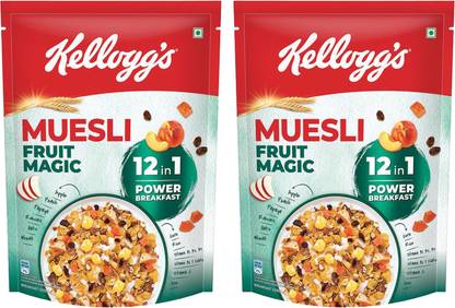 Kellogg's Fruit Magic | 12-in-1 Power Breakfast | India's No. 1 Muesli Pouch