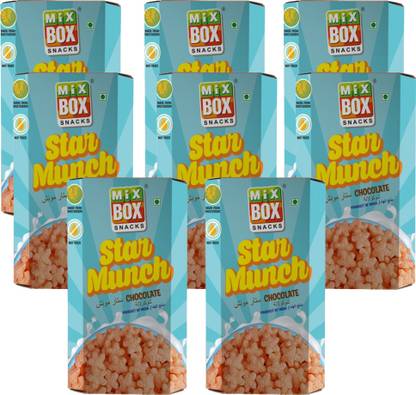 mixbox Healthy and tasty Star munch Chocolate flavored breakfast for kids Pack of 8 Box