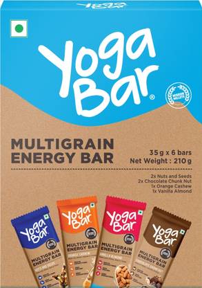 Yogabar Multigrain energy bar variety Box