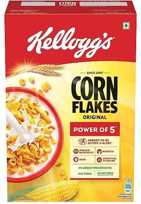 Kellogg's by NA Corn Flakes original Breakfast Cereal Box