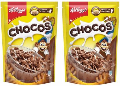 Kellogg's Chocos 385 Gram pack Of 2 Pouch