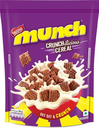 NESTLE MUNCH Crunchilicious Cereal Box