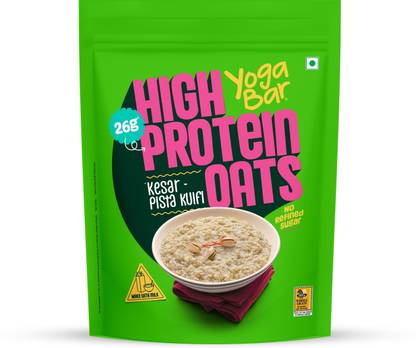 Yogabar High Protein Oats | Fruit Nuts & Seeds | 26g Protein | No Trans Fat & Cholestrol Pouch