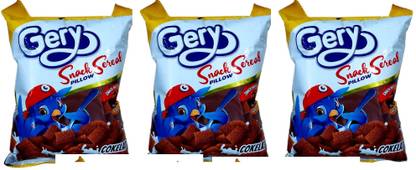Gery Snack Extrud Snack Cereal The Shape Of Pillow With Delicious Chocolate Flavour Bag
