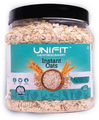 Unifit by Premium Instant Oats Healthy Breakfast High Fiber & Rich Source of Protein Box