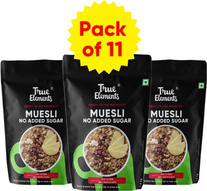 True Elements by True Elements Muesli No Added Sugar 1.2kg (Pack of 11) Box